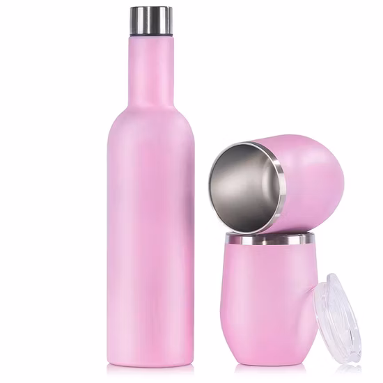 Atacado 12,9 oz 380 ml Caneca de vidro isolado para composto de vinho Copos transparentes para bebida para conjunto de presente