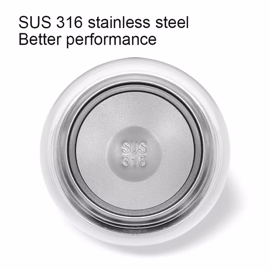 Garrafa de água à prova de vazamento 480 ml 316 de aço inoxidável isolada a vácuo
