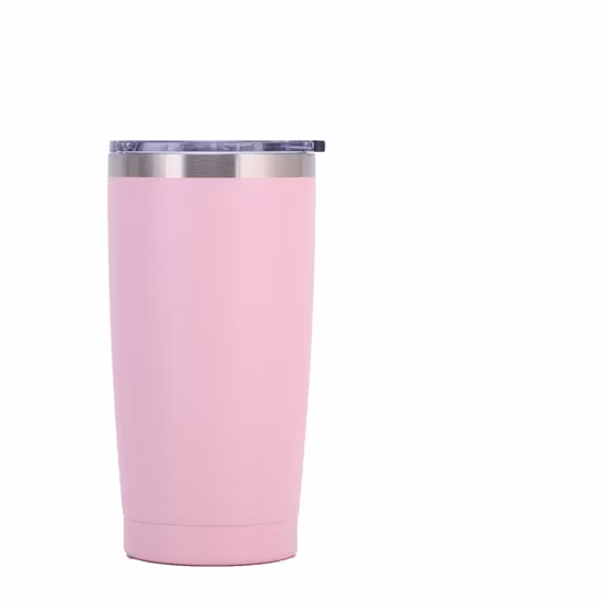 Logotipo personalizado fosco cor pastel 20 onças caneca de água para bebida isolada Aquaflask copo quente e frio com logotipo de tampa de palha