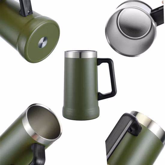 Classic Stay Chill Beer Pint Popular 17oz 20oz Copos Caneca de Cerveja de Parede Dupla Isolada a Vácuo de Aço Inoxidável com Abridor de Garrafas