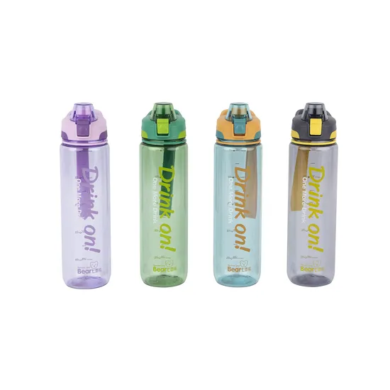 Garrafa de água esportiva de 32 onças de plástico reutilizável Tritan Custom Air Motivational Sublimation livre de BPA 32 onças com marcador de tempo
